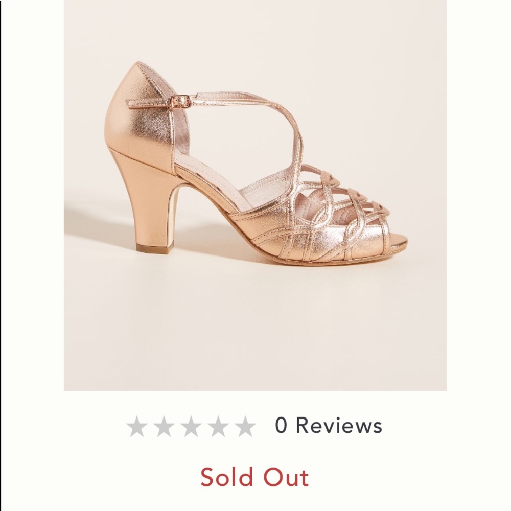 NIB Anthropologie Adele Heels